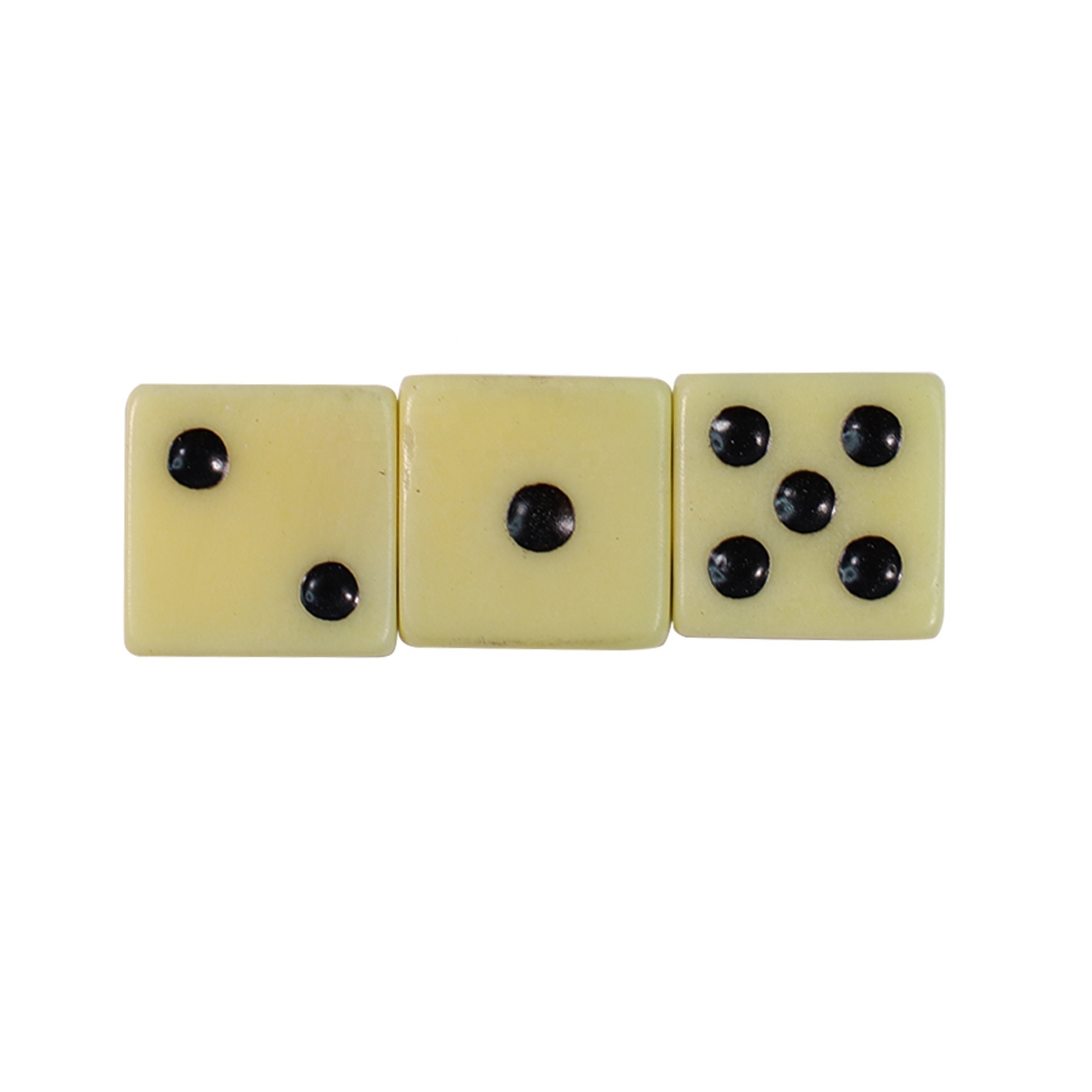 EASTOMMY ET-230515 Dice Throwing Game Dice Set Accessories Prime Number Right Angle Ivory 16MM Mahjong Bar KTV Party Kid Toy