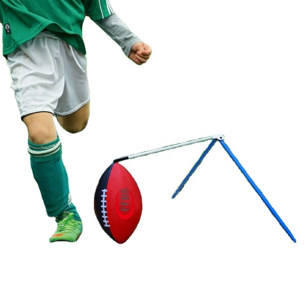 EASTOMMY ET-751156 Football Kicking Holder, Football Kicking Stand, Football Tee Holder Compatible for All Ball Sizes