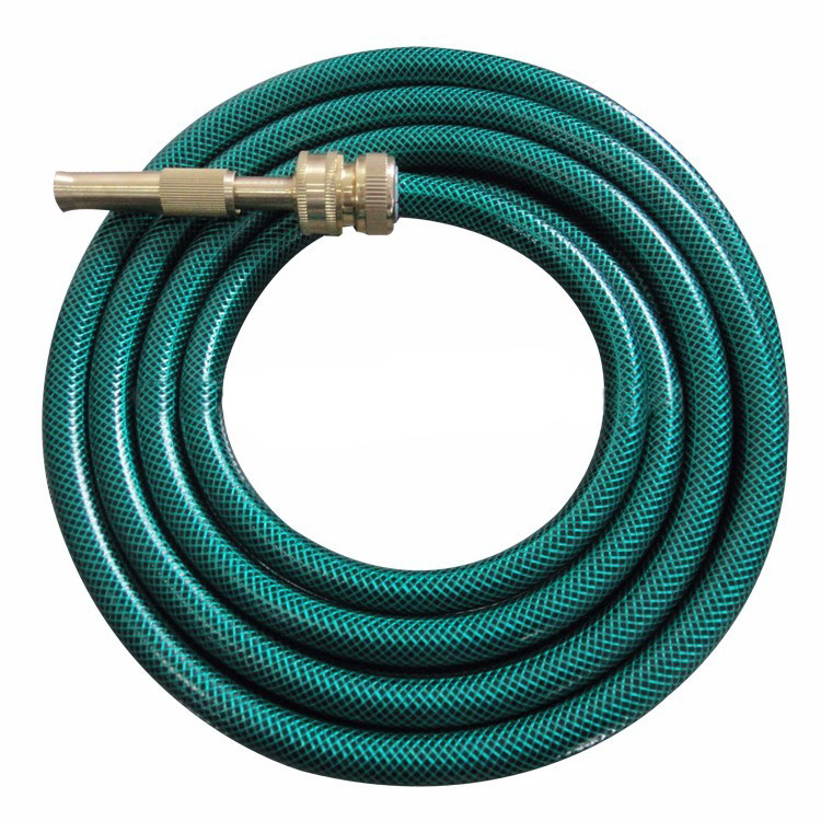 PVC Transparent Clear Water Hose Fiber braided Reinforced Hydraulic Garden Pipe Hose 1/2 inch 30m /roll 10bar 145 psi