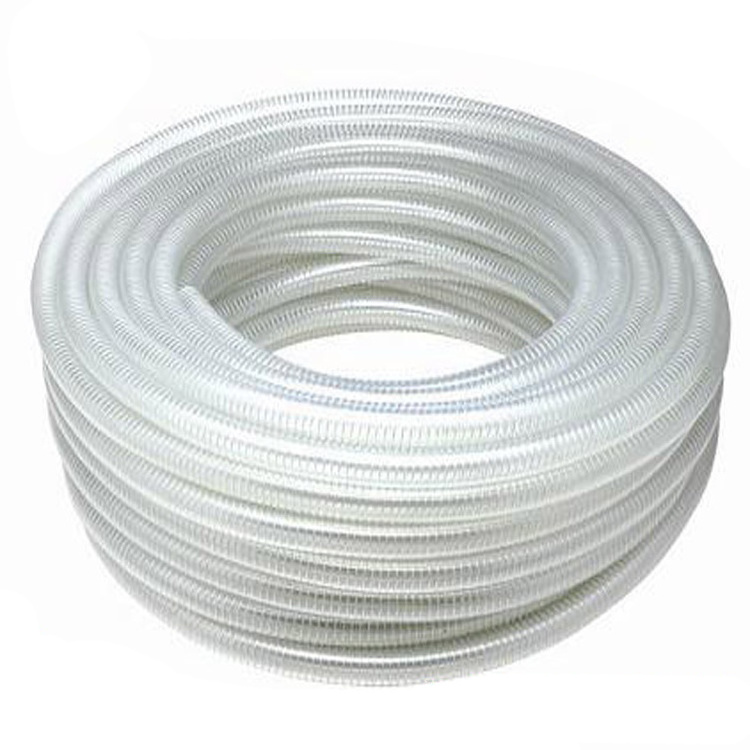 China Factory Hose 20mm 50m Transparent Water Garden Hose PVC Braided Hose Pipe