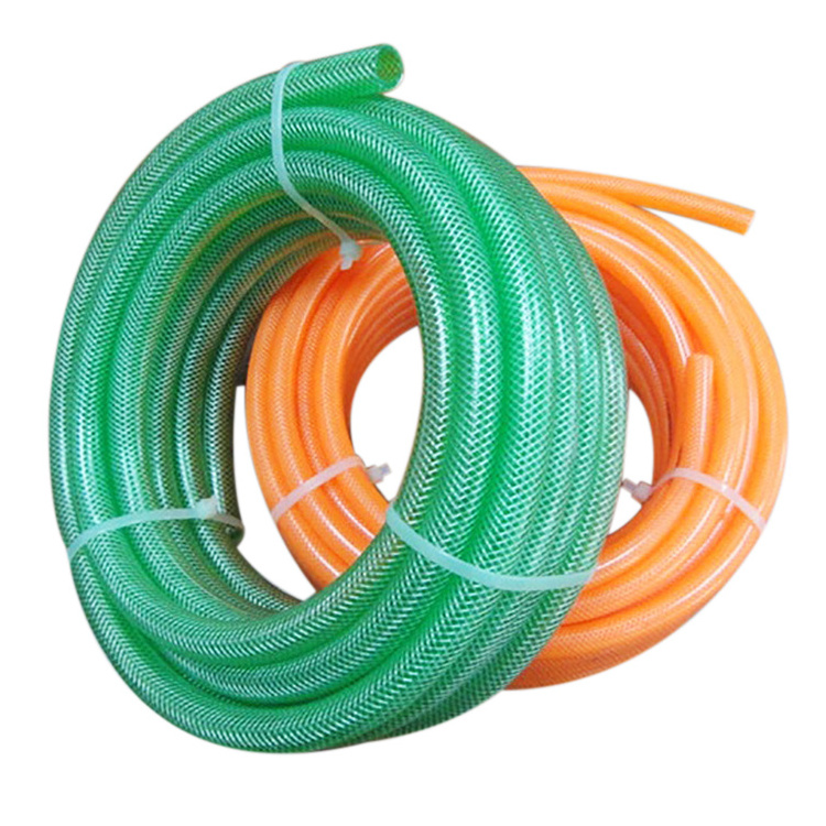 30M 50M 75M 100M Food Grade PVC Braided Hose Reinforced Pipe For Garden Water Air Fuel Gas Oil