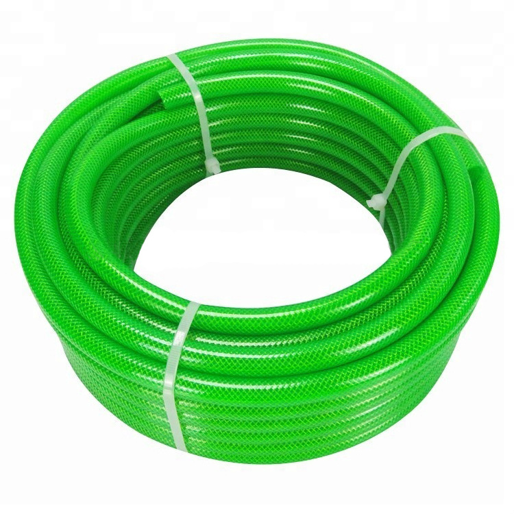 China Factory Hose 20mm 50m Transparent Water Garden Hose PVC Braided Hose Pipe