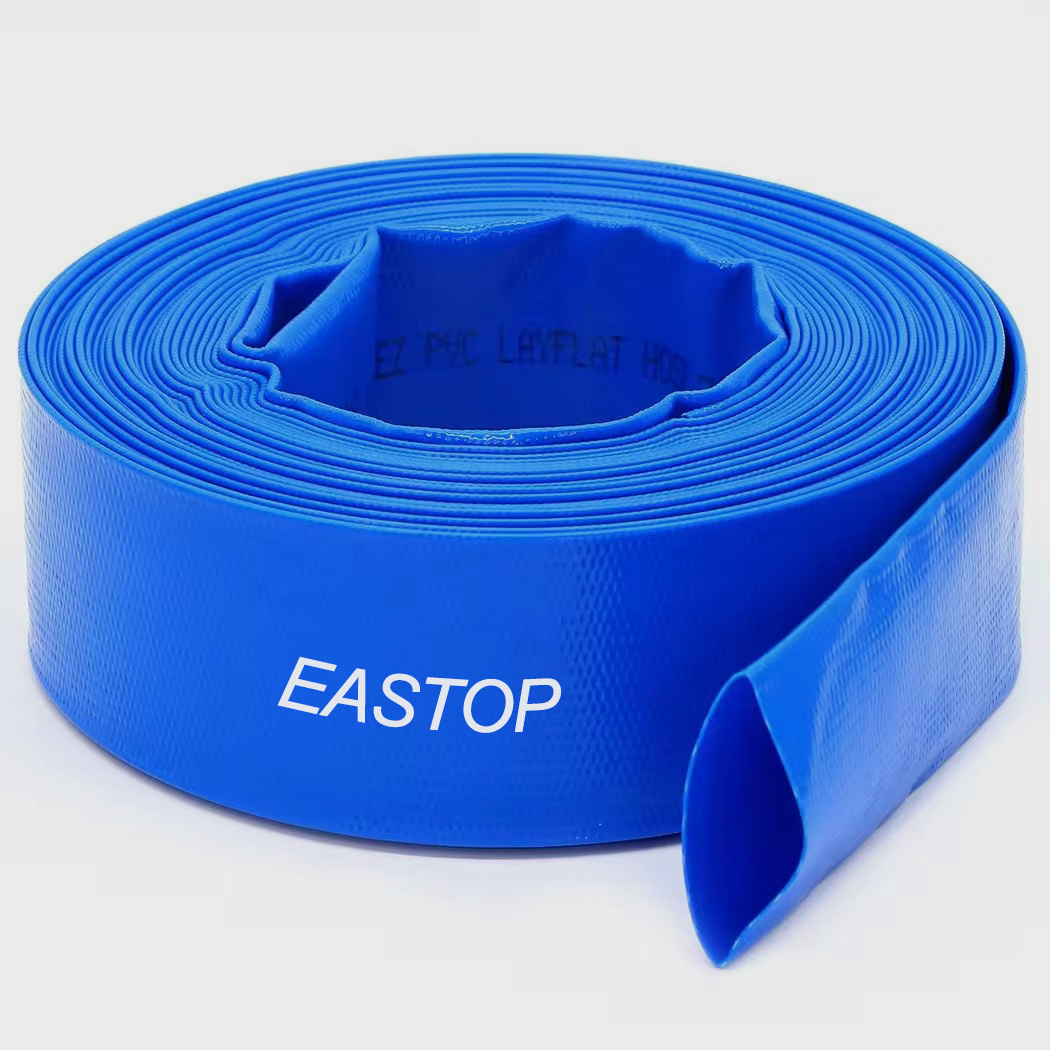 1.5 inch x 100 FT/Roll Best Plastic Standard Duty Pool Water Lay Flat Pump Pipe, Backwash PVC Layflat Hose For Irrigation