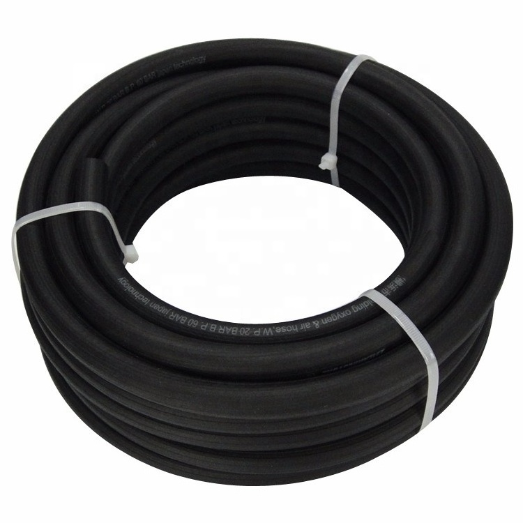 8 10 25mm High Pressure PVC Hose Pipe Easy To Store Flexible PVC Rubber Air Intake Brake Compressor Condition Hose 20 30 40 bar