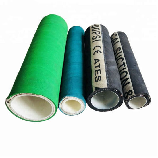 China High Quality Flexible Textile Reinforced Rubber Fuel Oil Petroleum Suction Delivery Hose with Helix Steel Wire