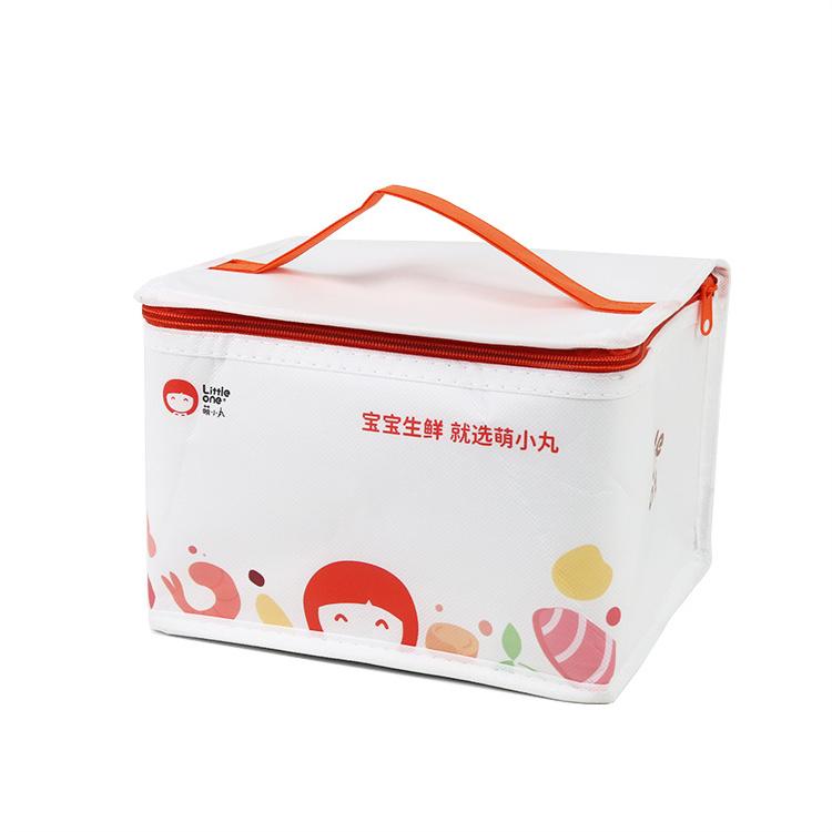 custom logo brand printing Professional delivery insulated cooler bag keep food hot and cold