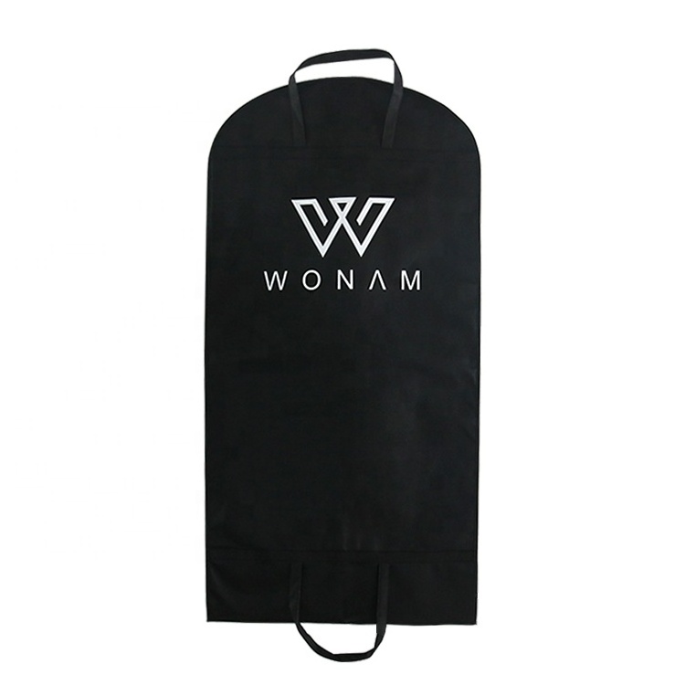 Wholesale Custom Breathable Suit Cover Non Woven Garment Bags With Zipper