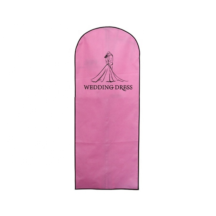 Wholesale Custom Breathable Suit Cover Non Woven Garment Bags With Zipper