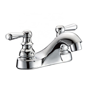 China sanitary ware two handle bathroom wash basin mixer faucet