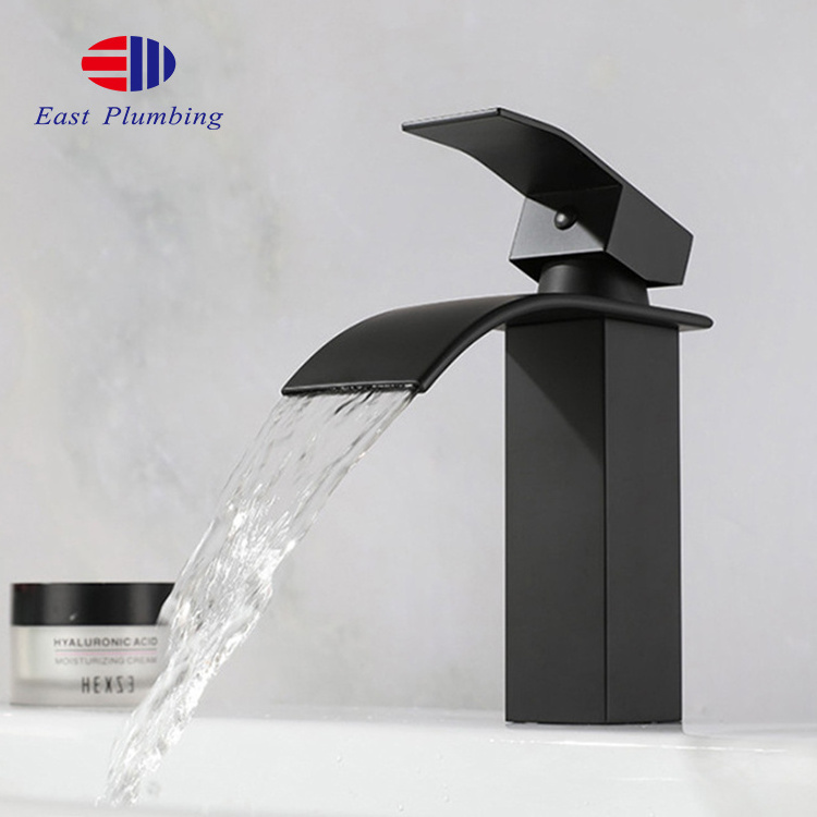 Luxury single handle bathroom basin water mixer tap faucet