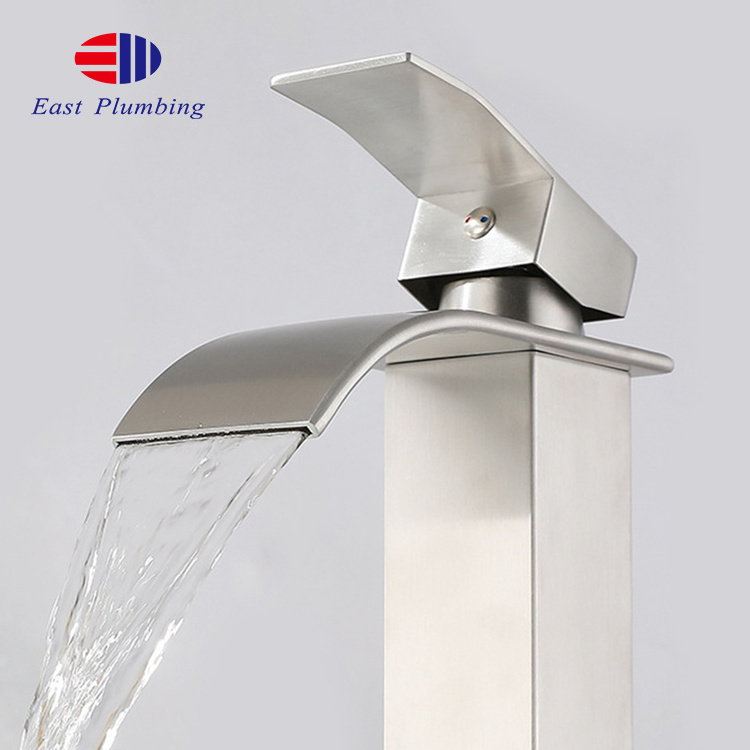 Luxury single handle bathroom basin water mixer tap faucet