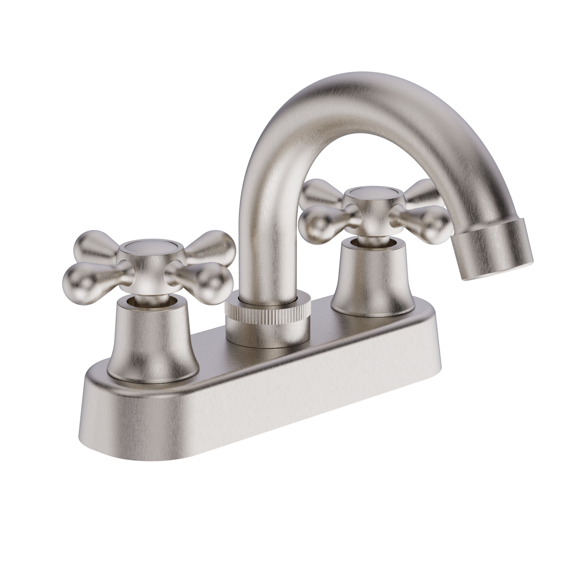 Kingston Brass Helmsman Design Double Handle British Retro Polished Chrome Bathroom Faucet