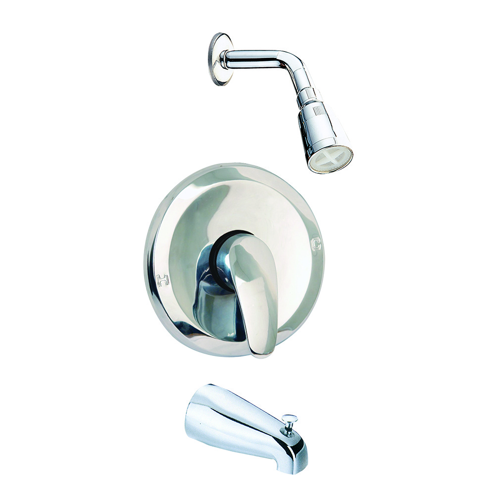 zinc handle tub&shower UPC parts automatic shower faucet