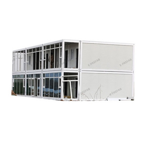 Steel structure container house container home with prefabricated top and bottom frames for portable cabins