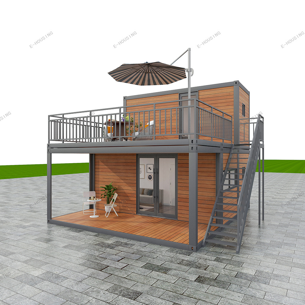 For Sale Portable Bedroom Prefab Homes Dubai 40Ft Luxury Ready Made Glass Prebuilt Bathroom Parts Container House On Wheels