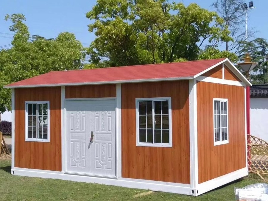 Jungle-style simple Containers house and Prefab Houses with anticorrosive wood or woodcut patterns