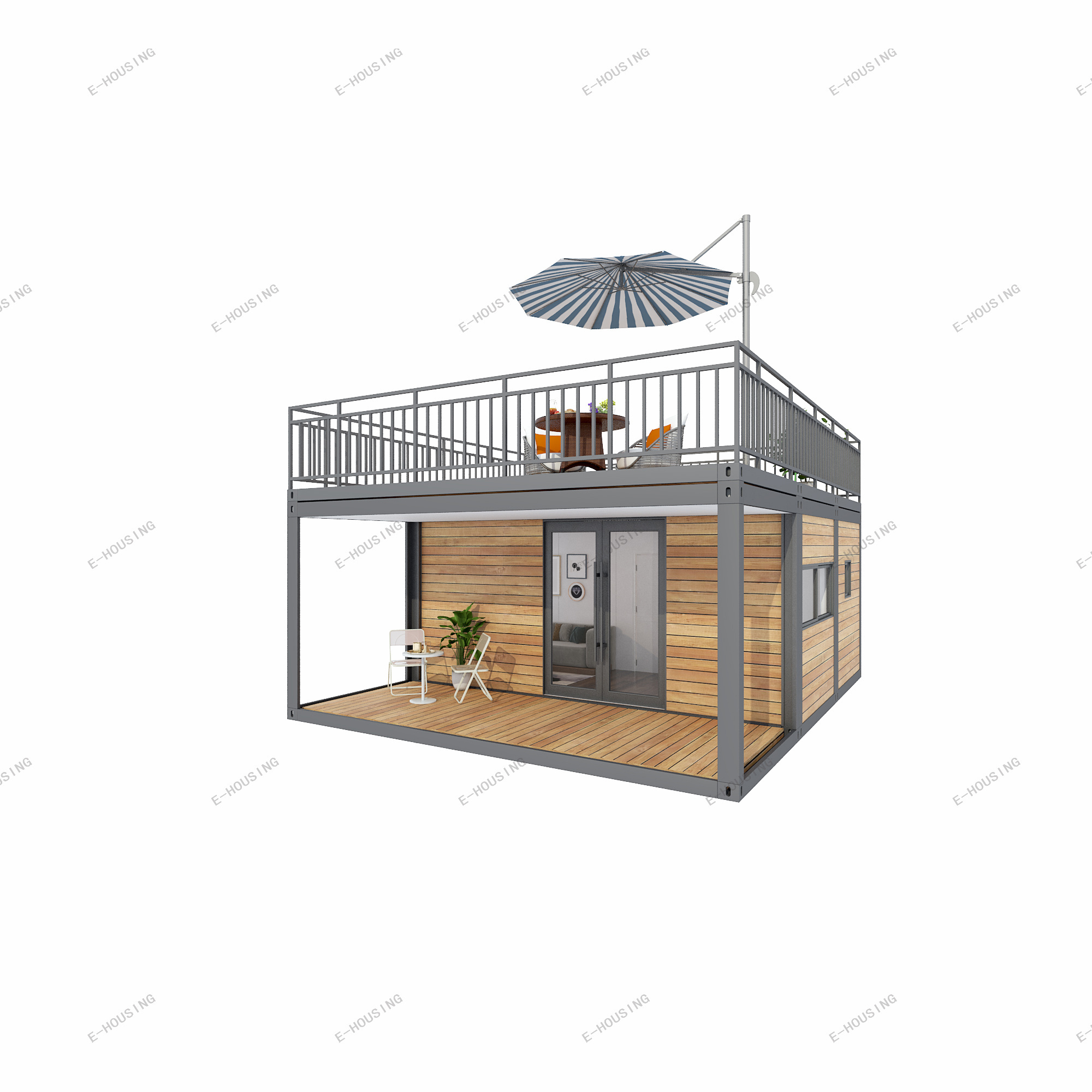 20Ft Prefab Prefabricated Camp Luxury China Modular Storage Fabricated Living Portable Modern container home For Sale