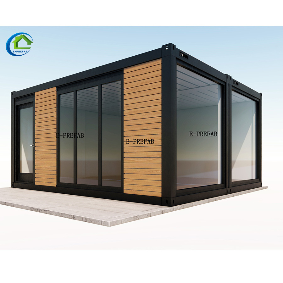 Luxury shipping container home 40 feet prefab houses coffee shop for ...