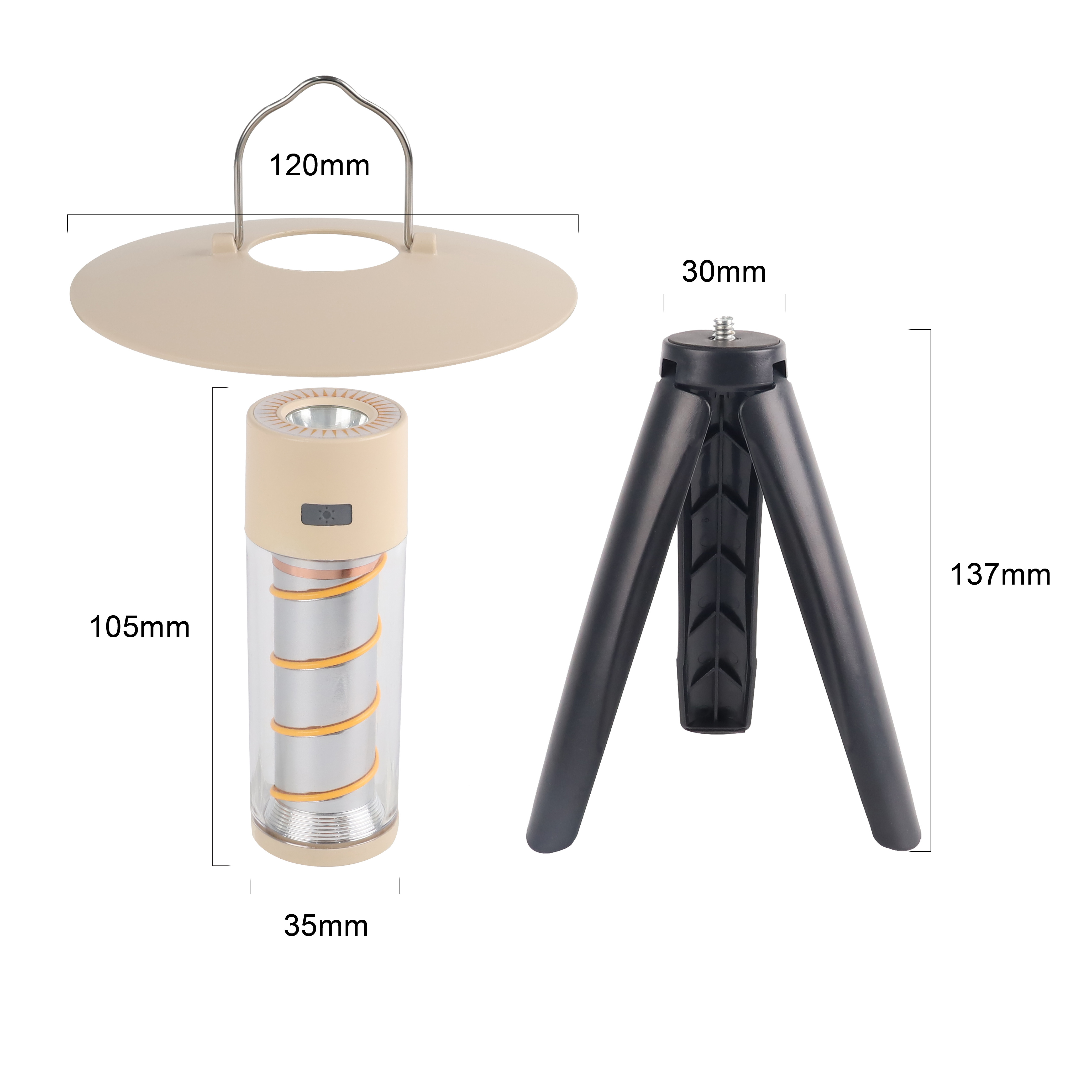 Hot Sale DIY Outdoor Rechargeable Camping Lantern Decoration Table Light Candle Mode KC Battery Top Flashlight LED Camping Light