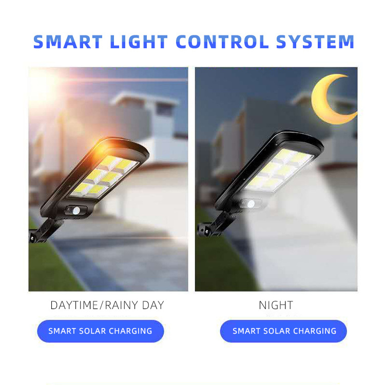 Waterproof Road All In One Streetlight Motion Sensor COB LED Wall Lamp Outdoor Garden Solar Street Lights