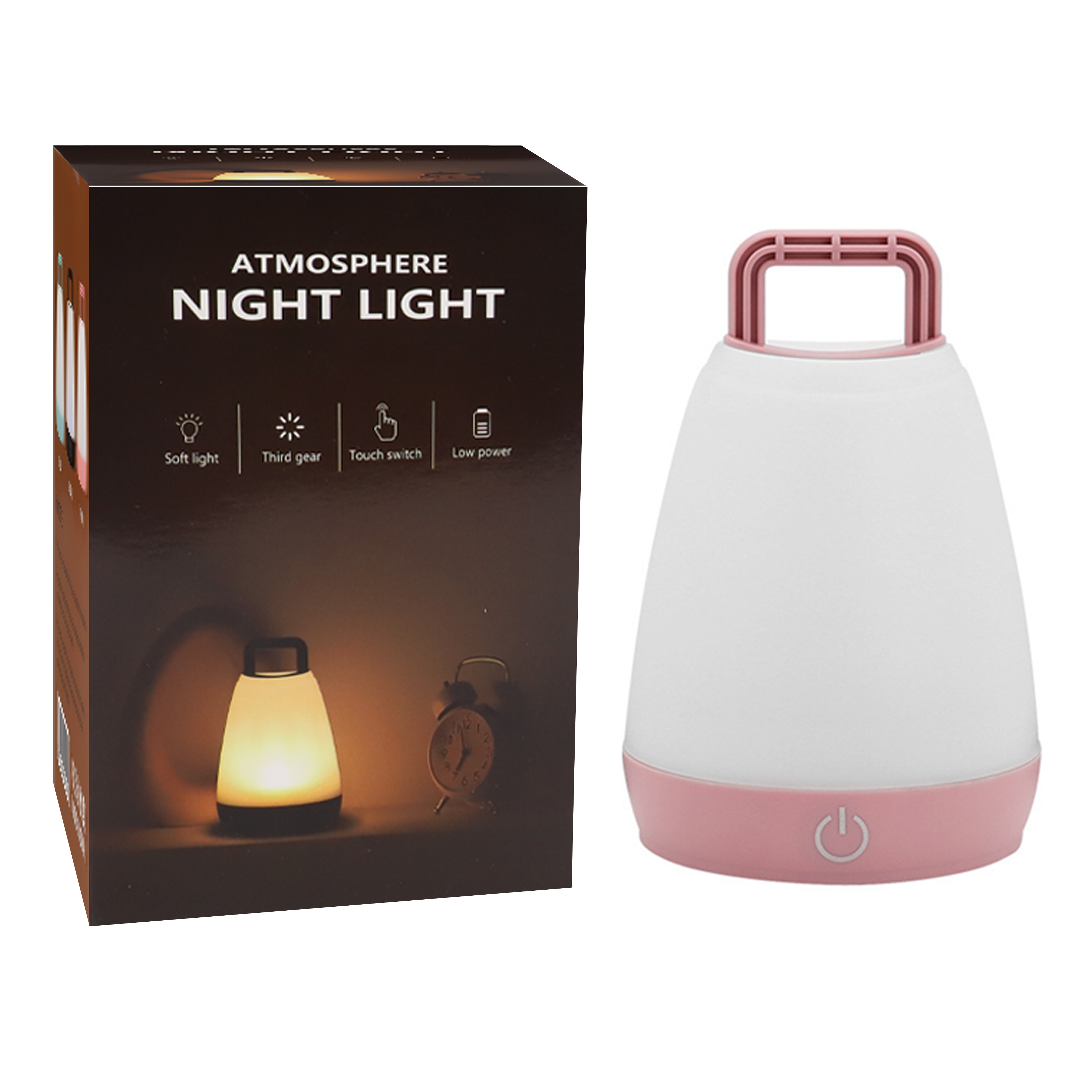 Wholesale Gift Bedside Touch Control Night Light Battery Power Portable LED Bedroom Living Room Night Light