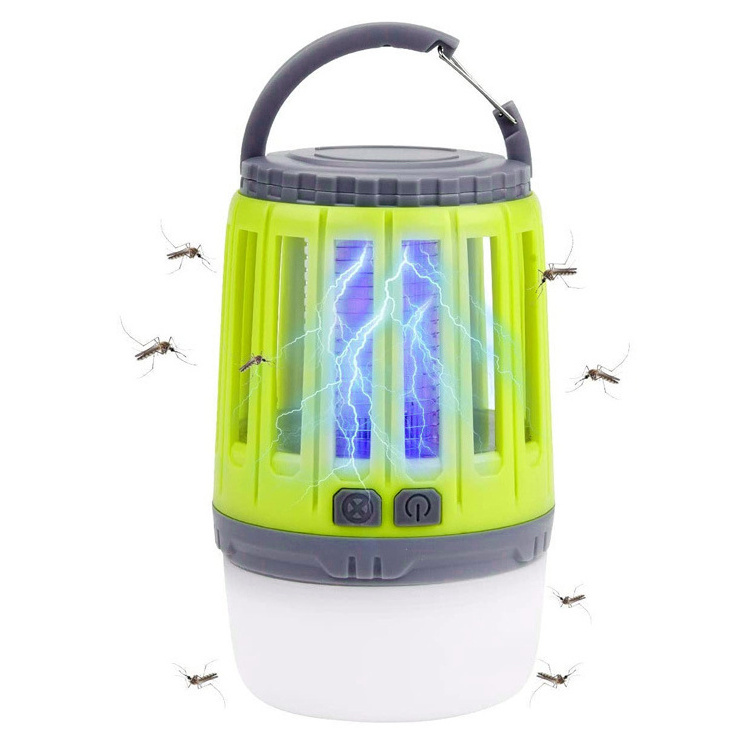 Outdoor Indoor Portable Hang Lighting Camping Lantern 18650 Batter Rechargeable UV Led Light Bug Zapper Mosquito Killer Lamps