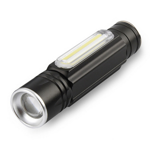 High Lumen Powerful Pocket Keychain Tactical T6 USB Charging Mini Magnetic Led Torch Flashlight