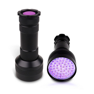 51 LED 395nm Blacklight Aluminum Pet Urine Scorpion Lamps Ultra Violet Torch Black Light UV Led Flashlight