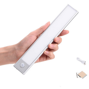 New Arrival 32CM Under Cabinet Light Indoor Security Emergency Night Light 30 LED Rechargeable Motion Sensor Cabinet Light