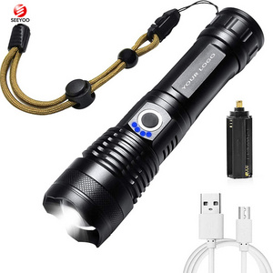 Taschenlampe torche Linterna Powerful Outdoor Camping Zoom Flash Light Tactical USB Rechargeable xhp70 xhp50 Led Flashlights