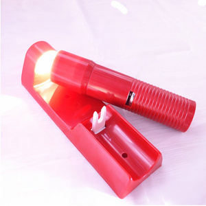 Wholesale Portable Plastic Hotel Guest Room Wall Mounted Emergency Led Torch Flashlight