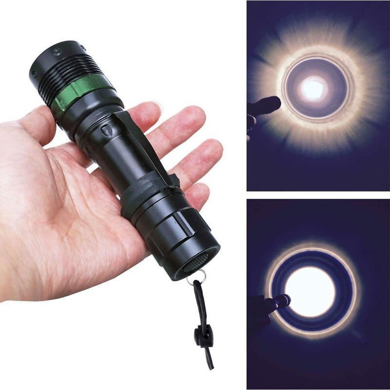 High Power 3000 Lumen Mini Led Rechargeable Waterproof Tactical Bicycle Flashlight