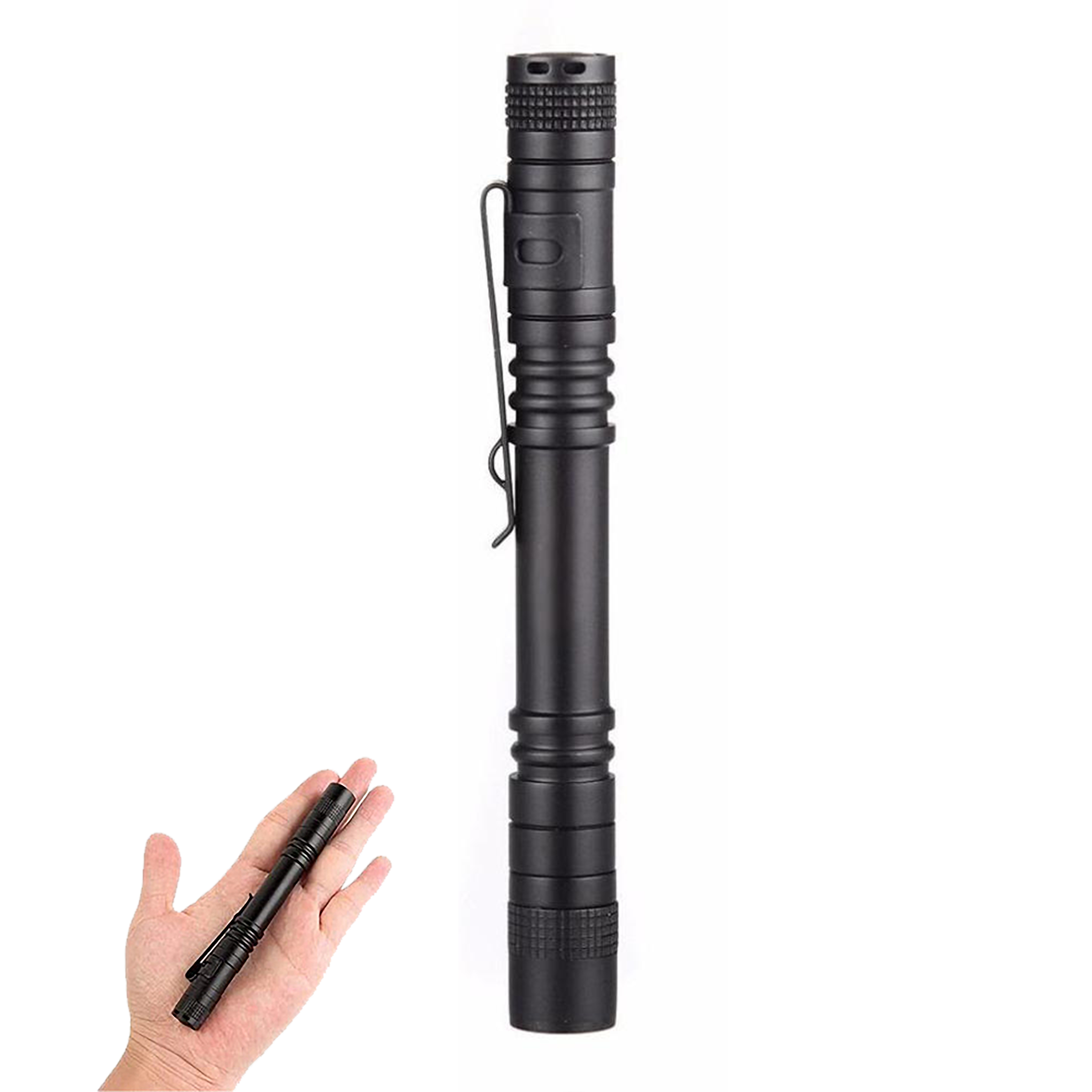 Wholesale Tactical Pocket Flashlight Aluminum Alloy Doctor Nurse Penlight With Clip, Mini Led Torch Nursing Medical Pen Light