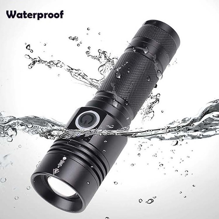 Powerful Outdoor Camping Zoom Magnetic Torches Portable Aluminum Small Rechargeable Led P50 Flash Light Flashlights