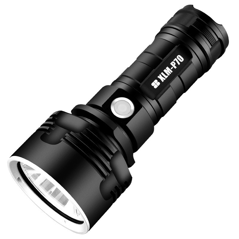 Super Bright P70 Long Range Torch Light USB Rechargeable Waterproof Handheld Aluminium Alloy Powerful Led flashlight