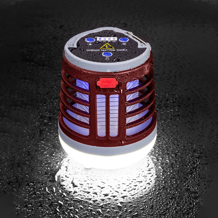 Hot Sale Portable Led Torch Light Mosquito Killer Lamp Camping Lantern 3 in 1 Rechargeable Electric Shock UV Bug Zappers