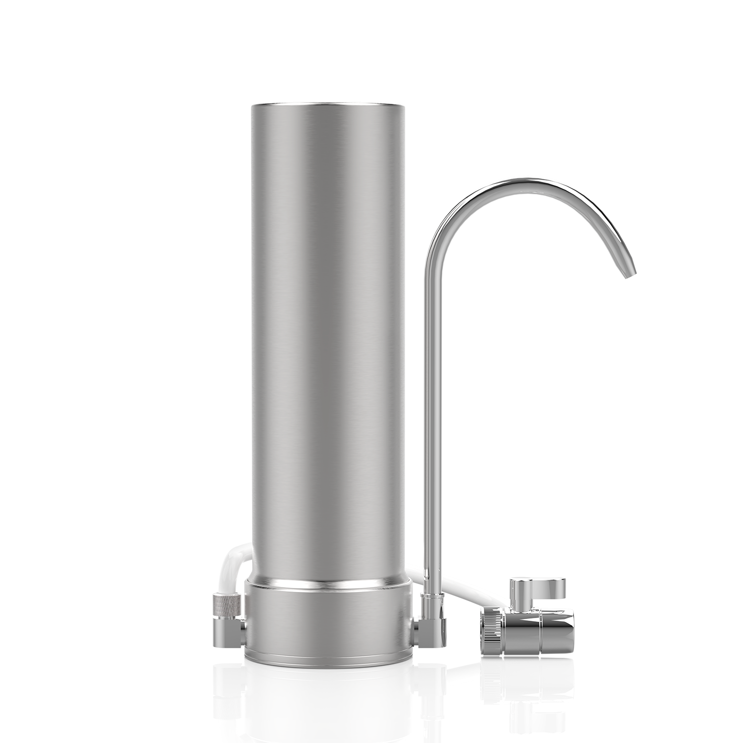 PP, Carbon, scale inhibition Stainless Steel Countertop water Filter