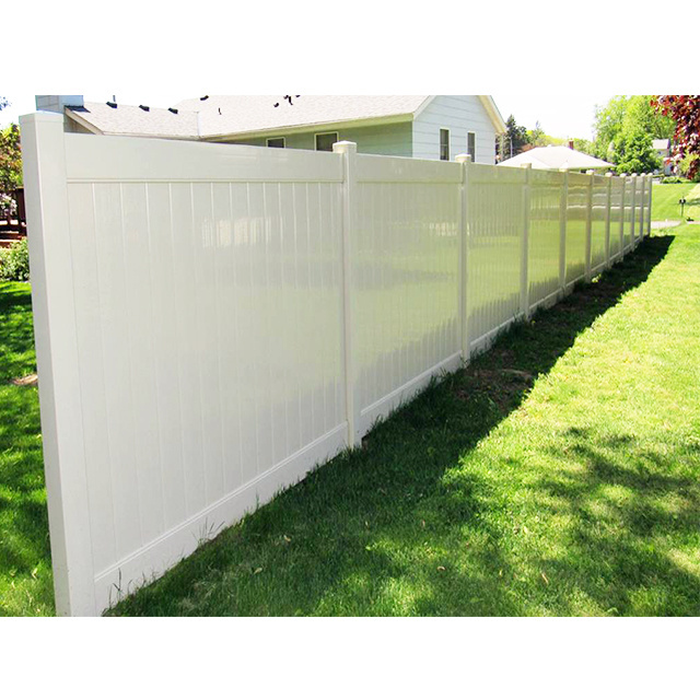 6x8 fts plastic pvc vinyl fence white gate wood look fence panels