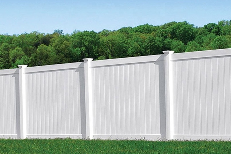 White Hot Sale Cheap Used  PVC Fence Panels Plastic Full Privacy Wholesale Vinyl Fence  for Home and Garden