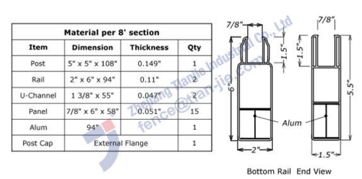 White Hot Sale Cheap Used  PVC Fence Panels Plastic Full Privacy Wholesale Vinyl Fence  for Home and Garden