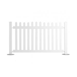 High  Quality Event Vinyl  fencing series,composite temporary PVC picket fence