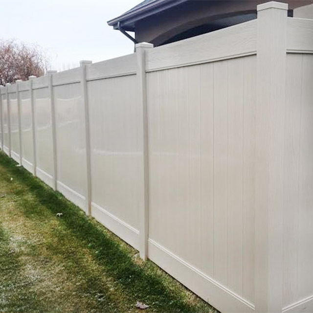 wholesale wall 6x8 white vinyl garden panels concrete fence posts