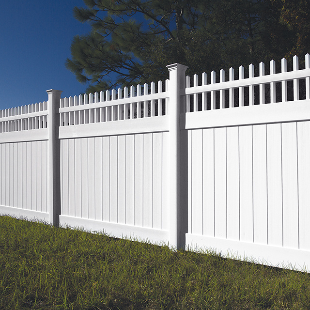 White PVC Vinyl Privacy Cheap Yard Fence Panels,manufacturer used vinyl fence