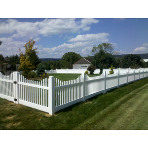 Used cheap white safty pvc vinyl picket fence for garden supplies