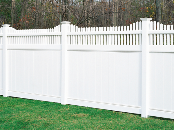 White Hot Sale Cheap Used  PVC Fence Panels Plastic Full Privacy Wholesale Vinyl Fence  for Home and Garden