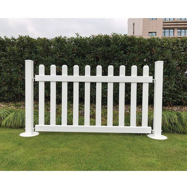 High  Quality Event Vinyl  fencing series,composite temporary PVC picket fence