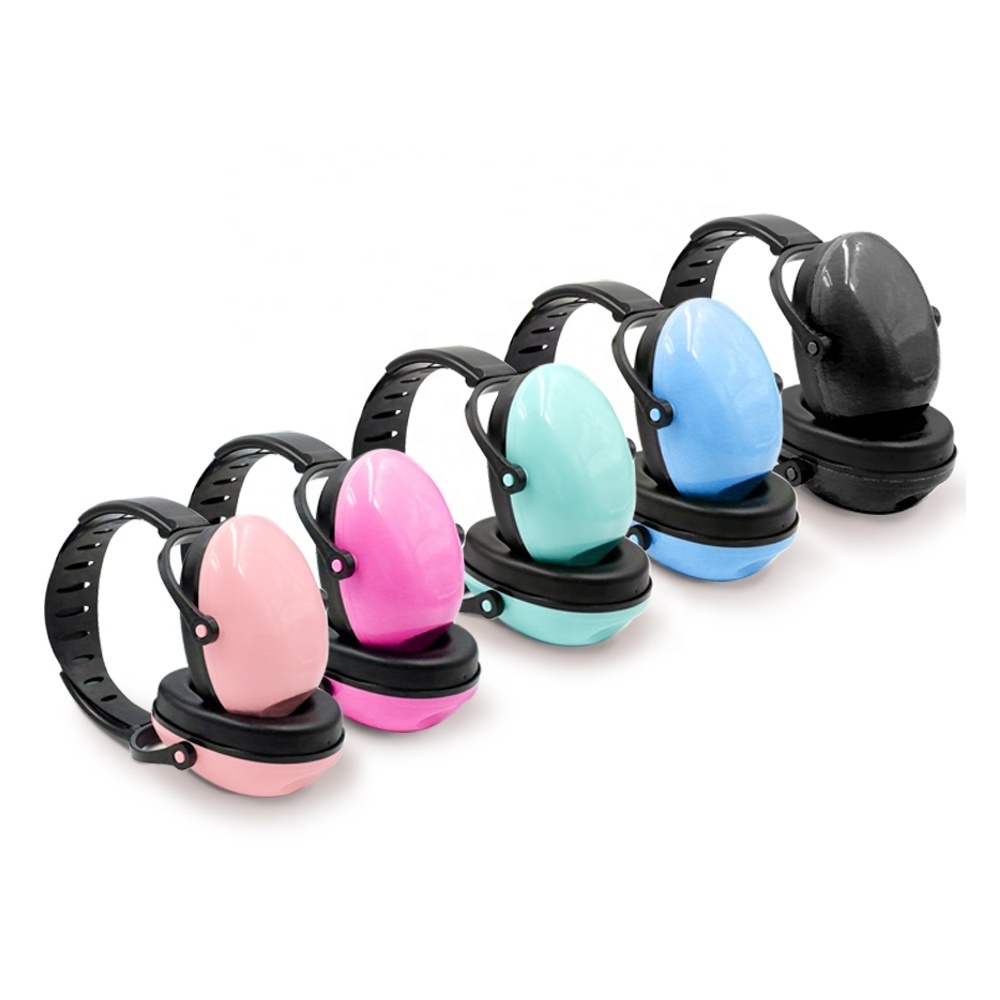 Foldable Hearing Protection Ear Muffs Noise Cancelling Perfect for DIY Working Adjustable Headband for Kids