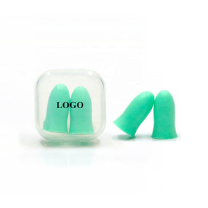 2023 In ear Earplug Noise Reduction Small Bell Foam Ear plugs for Girls Women 2 Pairs With Case