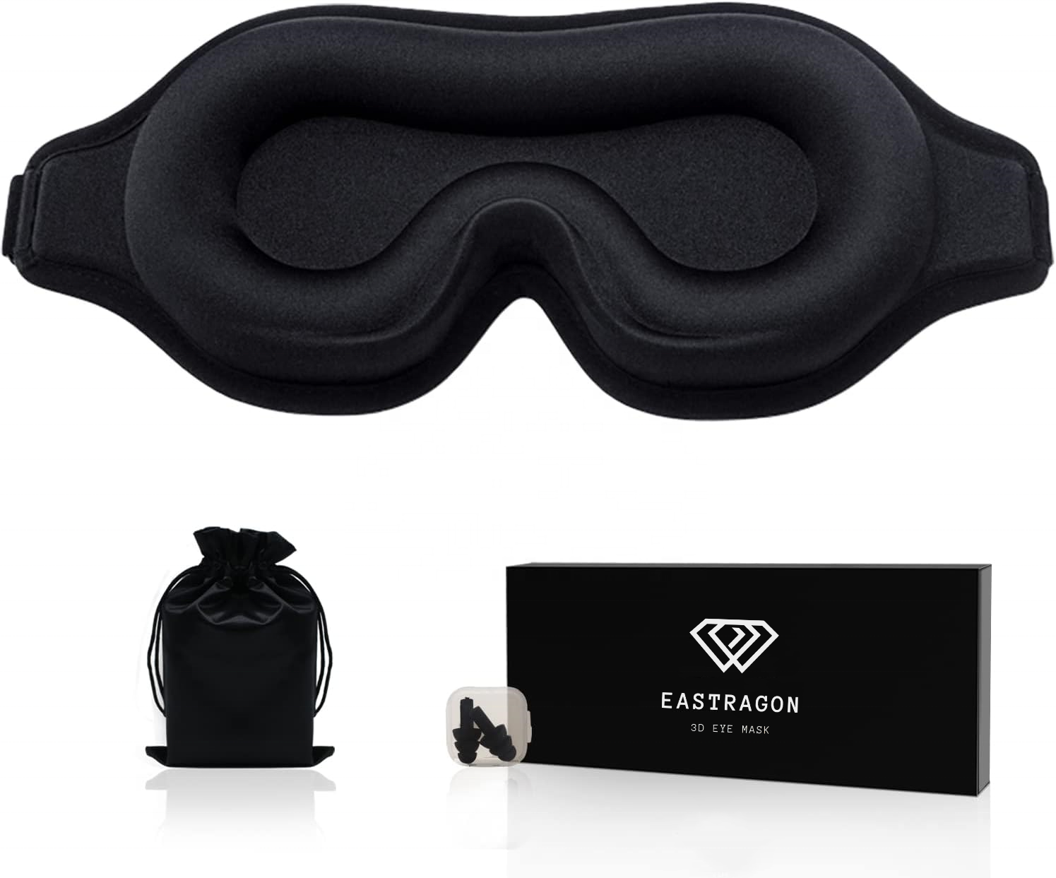 2023 Personalised Sleep Eye Mask 3d Contoured Adjustable Eyemask Sleeping Eye Cover for Men Women