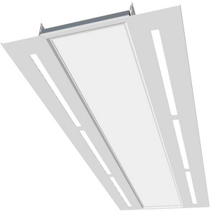 Wholesales 2X2 2X4 1X4 Air Return LED Drop T-Bar Grid Ceiling Panel Troffer Light Recessed Mounting Frame Box Kit